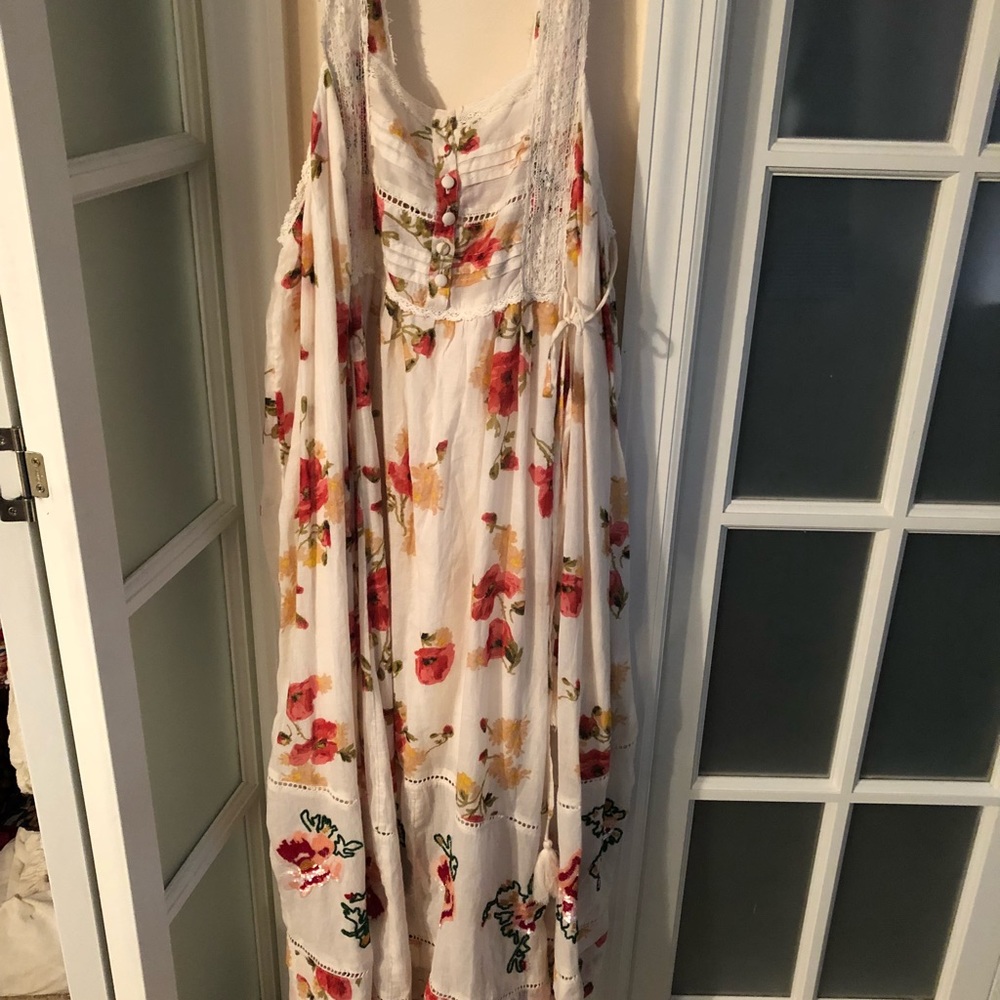 Free people midi dress sz S - Picture 2 of 5